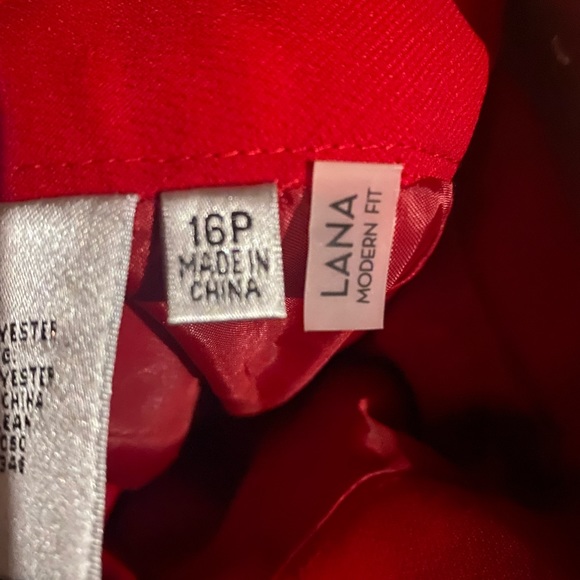 Kasper Separates NEW Crimson Red Lana Petite Coordinates Dress Pants, 16P - Picture 6 of 7